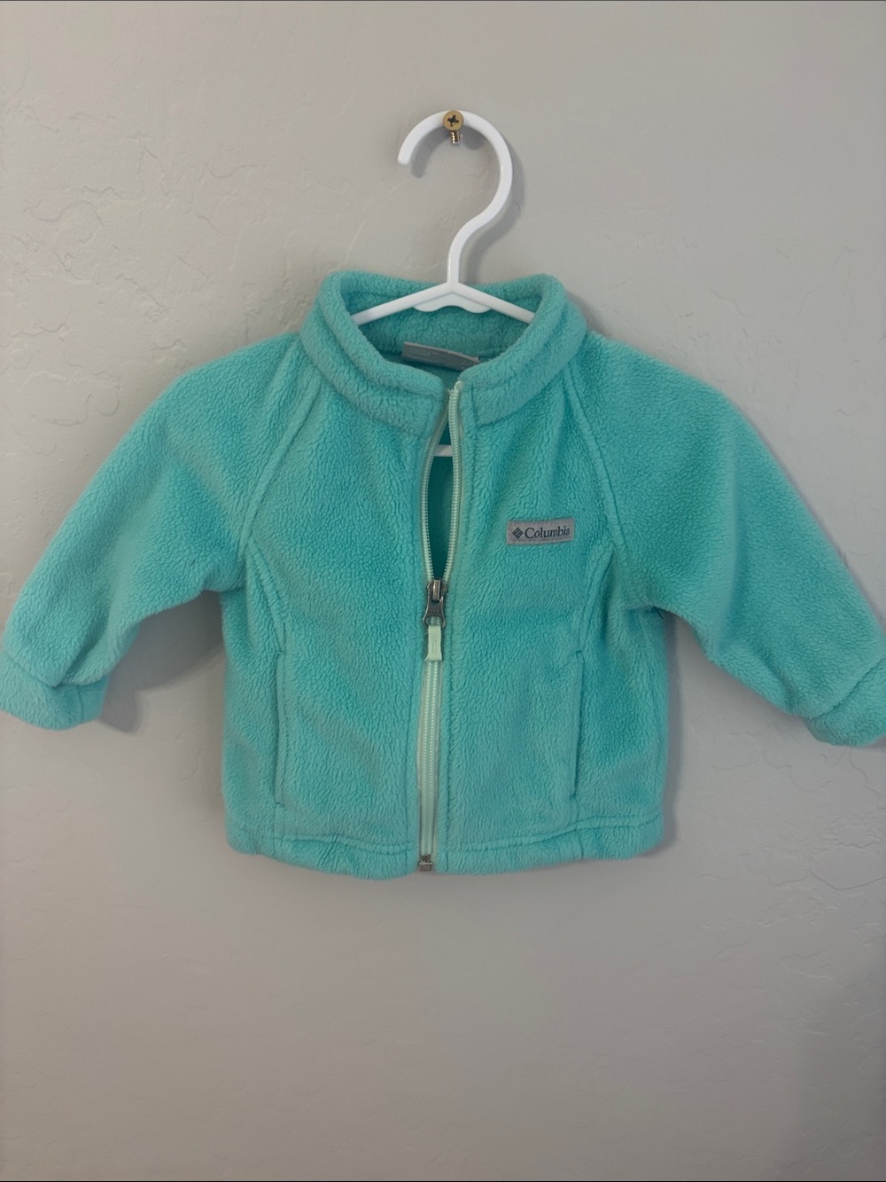 Columbia Baby Fleece Jacket in Aqua